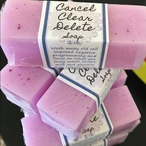 Small Cancel, Clear and Delete Soap